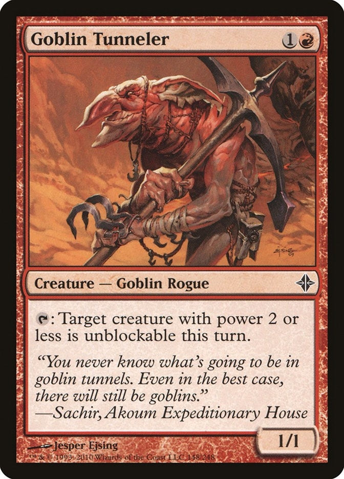Goblin Tunneler (148) (Rise of the Eldrazi)