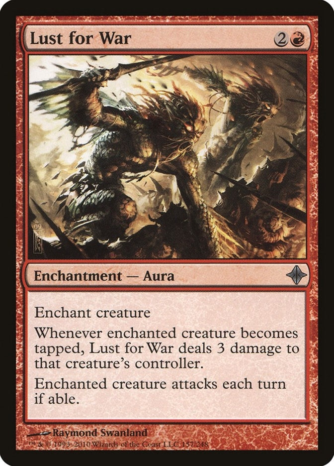 Lust for War (157) (Rise of the Eldrazi)