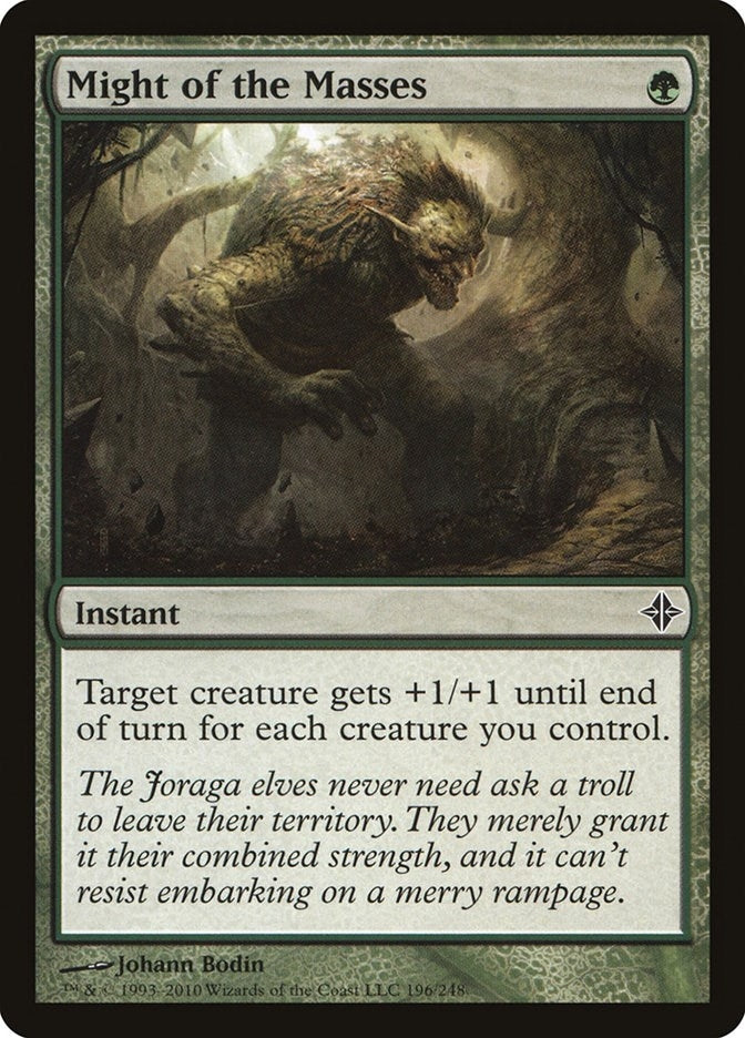Might of the Masses (196) (Rise of the Eldrazi)