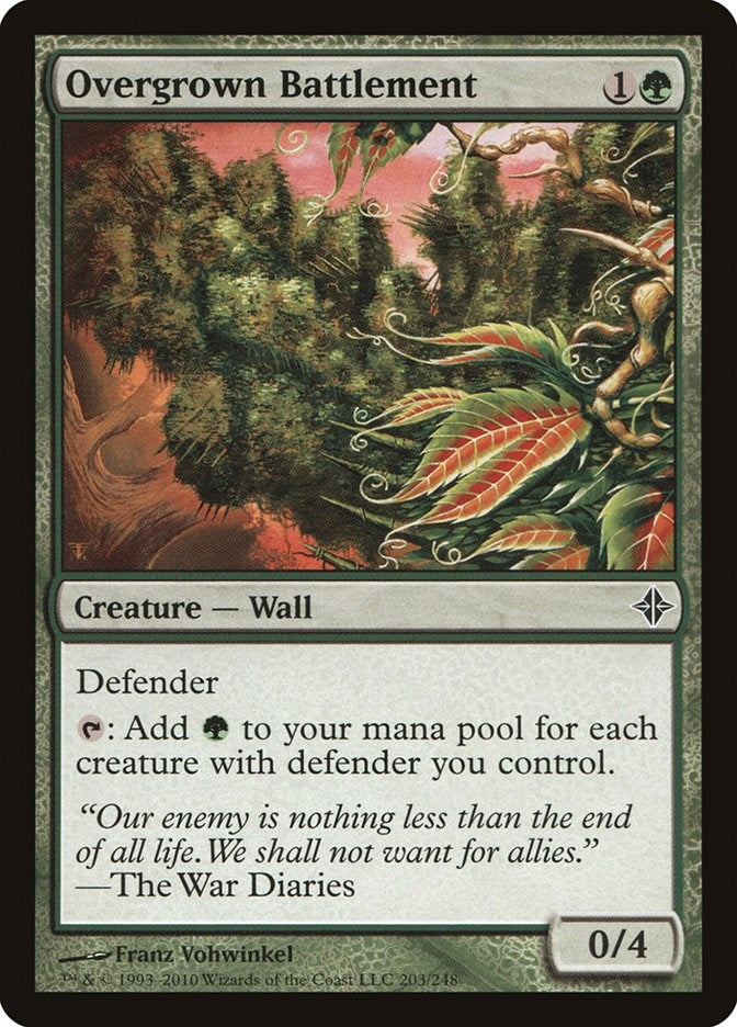 Overgrown Battlement (203) (Rise of the Eldrazi)