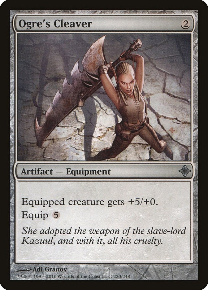 Ogre's Cleaver (220) (Rise of the Eldrazi)