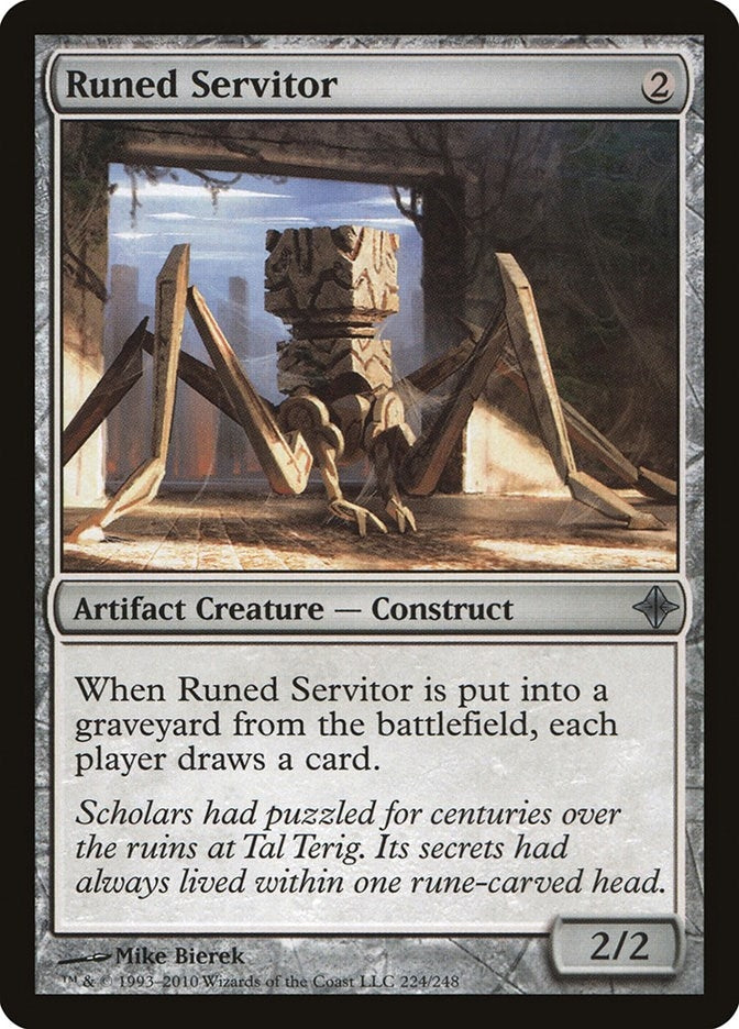 Runed Servitor (224) (Rise of the Eldrazi)