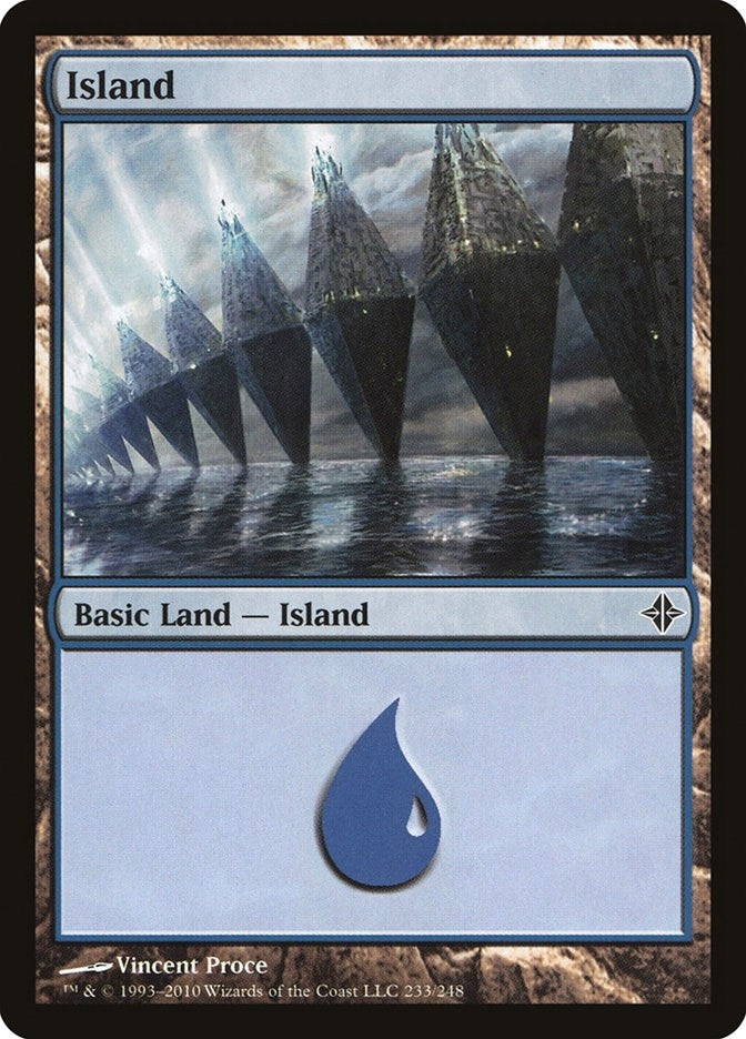 Island (233) (233) (Rise of the Eldrazi)