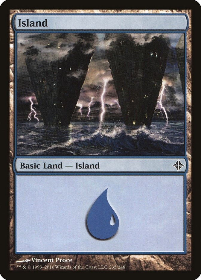 Island (235) (235) (Rise of the Eldrazi)