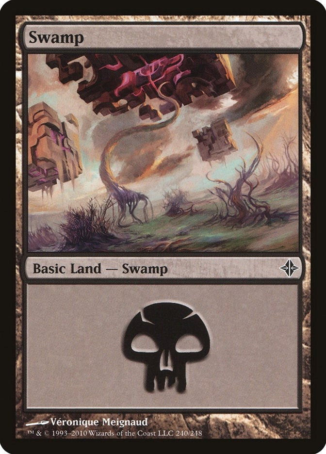 Swamp (240) (240) (Rise of the Eldrazi)