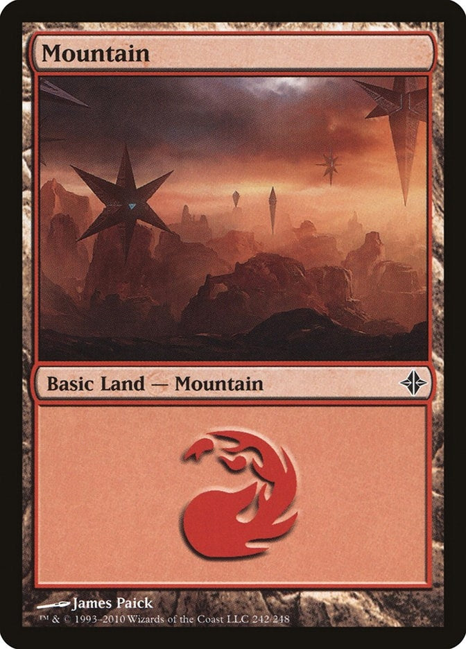 Mountain (242) (242) (Rise of the Eldrazi)