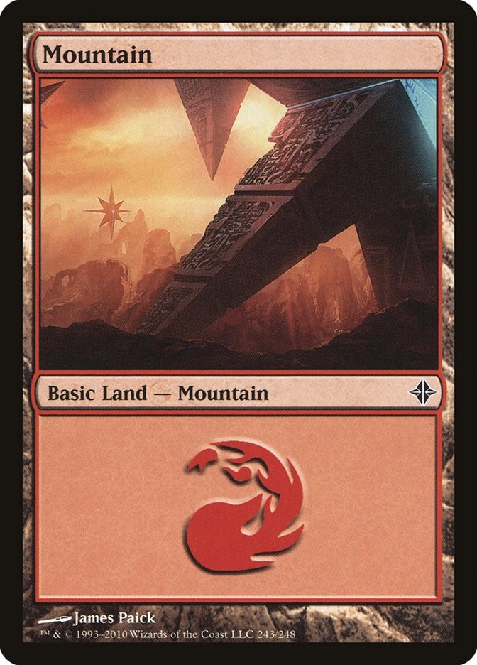 Mountain (243) (243) (Rise of the Eldrazi)