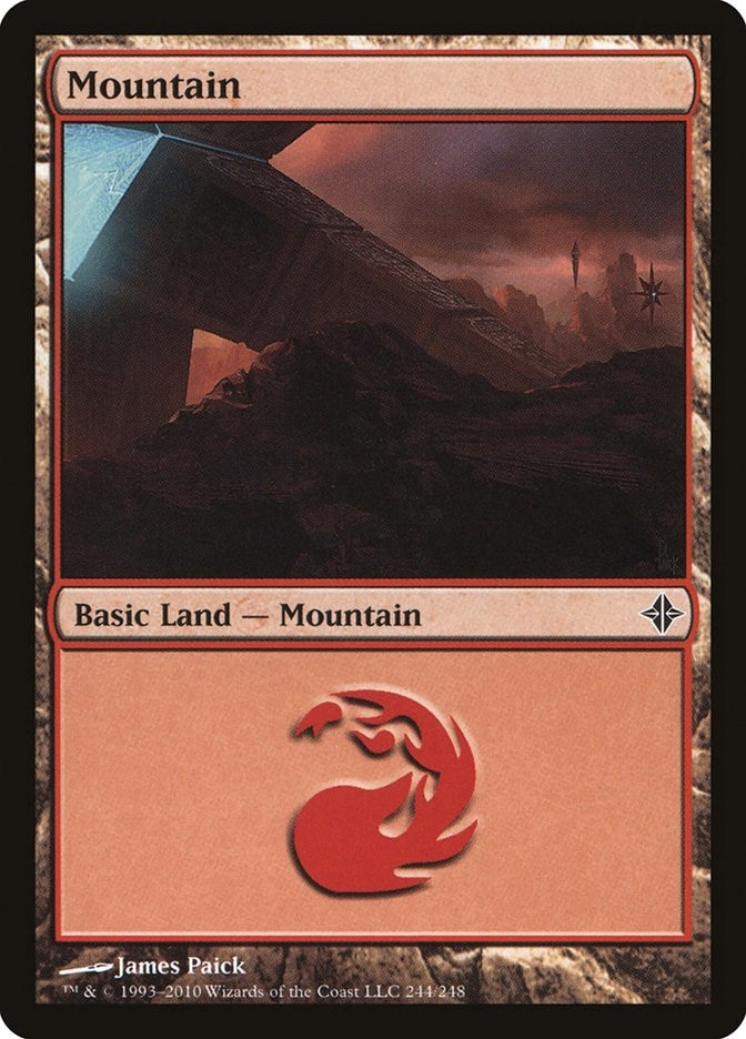 Mountain (244) (244) (Rise of the Eldrazi)