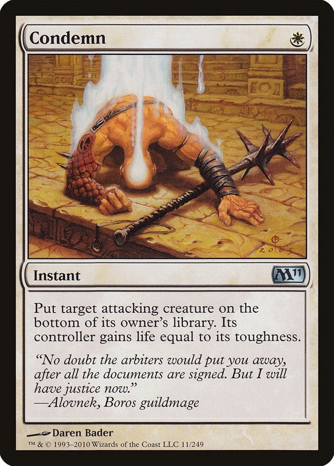 Condemn (11) (Magic 2011 (M11))