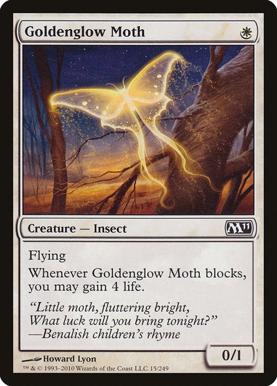 Goldenglow Moth (15) (Magic 2011 (M11))