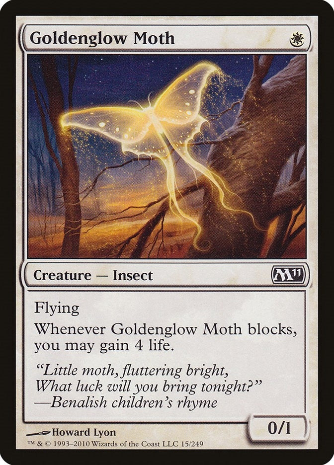 Goldenglow Moth (15) (Magic 2011 (M11))