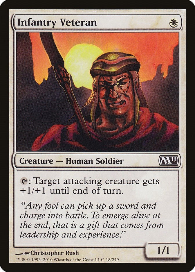 Infantry Veteran (18) (Magic 2011 (M11))