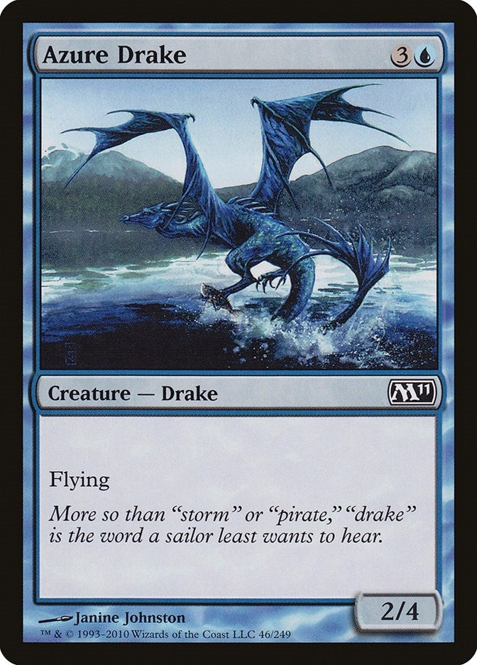 Azure Drake (46) (Magic 2011 (M11))