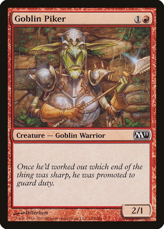 Goblin Piker (142) (Magic 2011 (M11))