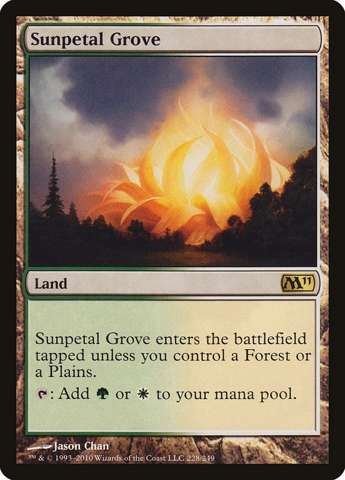 Sunpetal Grove (228) (Magic 2011 (M11))
