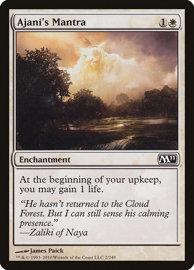 Ajani's Mantra (2) (Magic 2011 (M11))