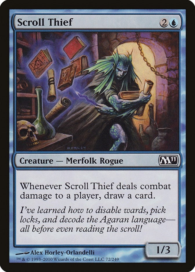 Scroll Thief (72) (Magic 2011 (M11))