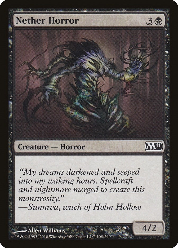 Nether Horror (108) (Magic 2011 (M11))