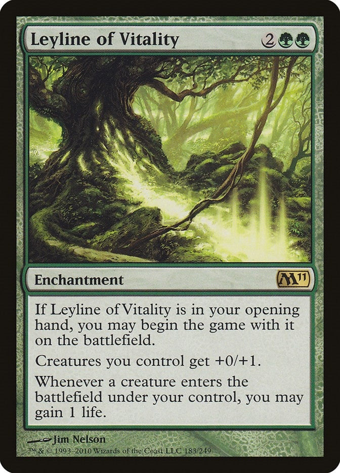 Leyline of Vitality (183) (Magic 2011 (M11))