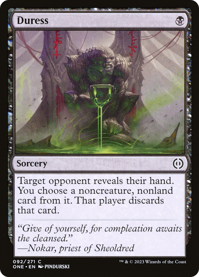 Duress (ONE-092) - Phyrexia: All Will Be One Foil