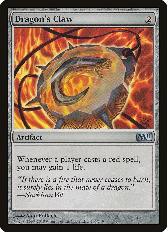 Dragon's Claw (205) (Magic 2011 (M11))