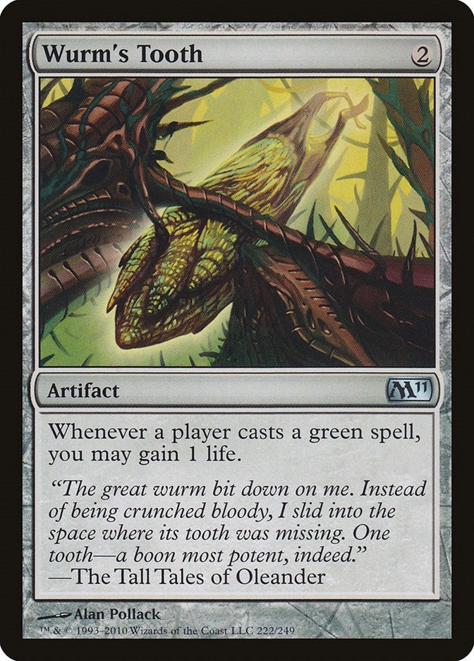 Wurm's Tooth (222) (Magic 2011 (M11))
