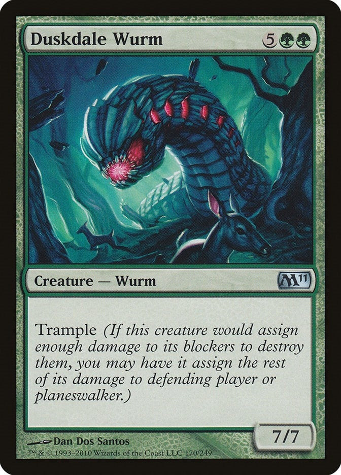 Duskdale Wurm (170) (Magic 2011 (M11))