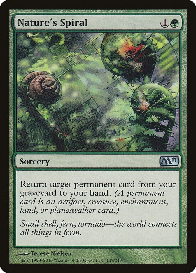 Nature's Spiral (187) (Magic 2011 (M11))