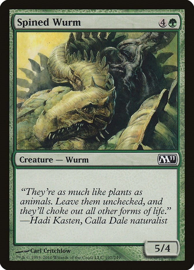 Spined Wurm (197) (Magic 2011 (M11))