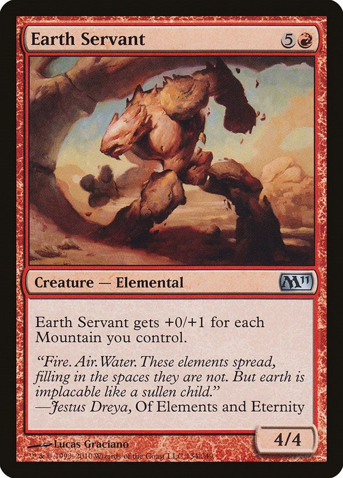 Earth Servant (134) (Magic 2011 (M11))