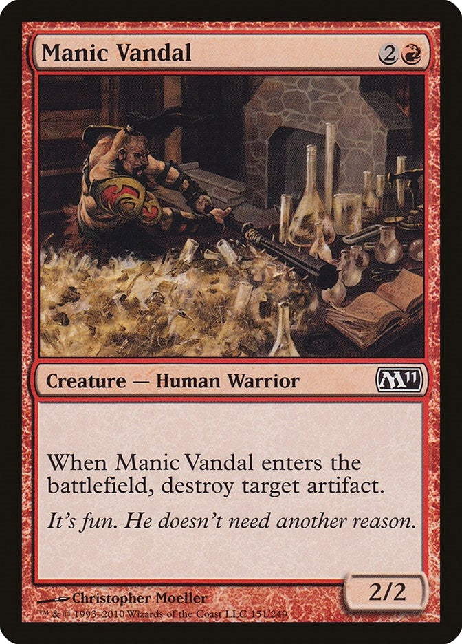 Manic Vandal (151) (Magic 2011 (M11))