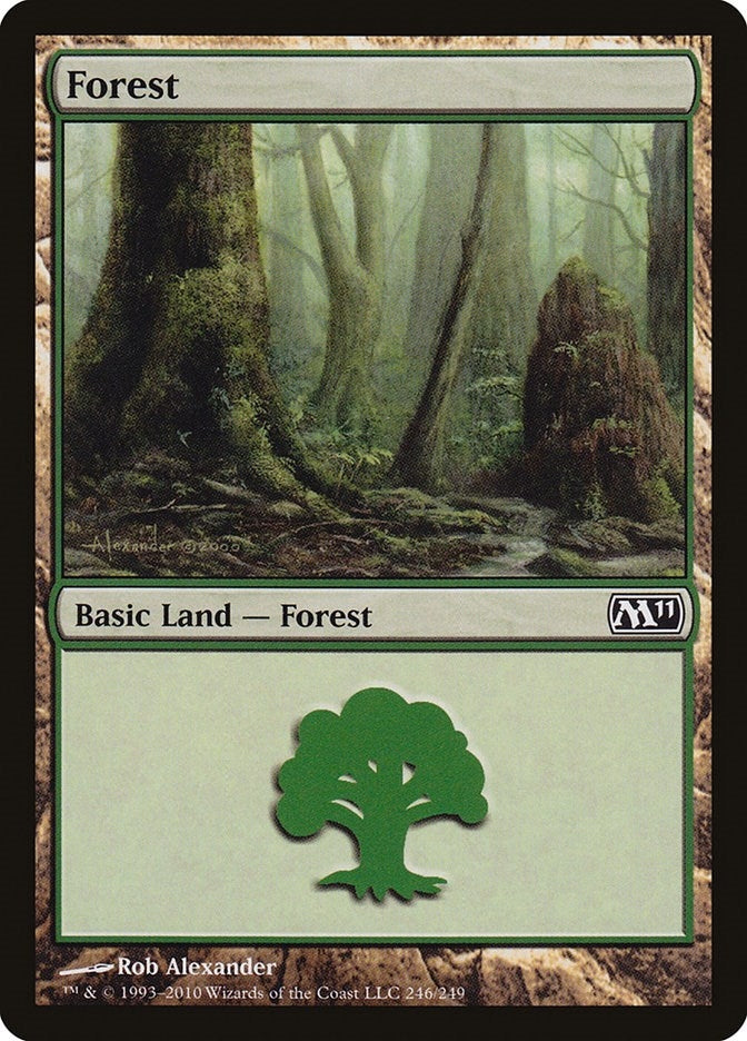 Forest (246) (246) (Magic 2011 (M11))