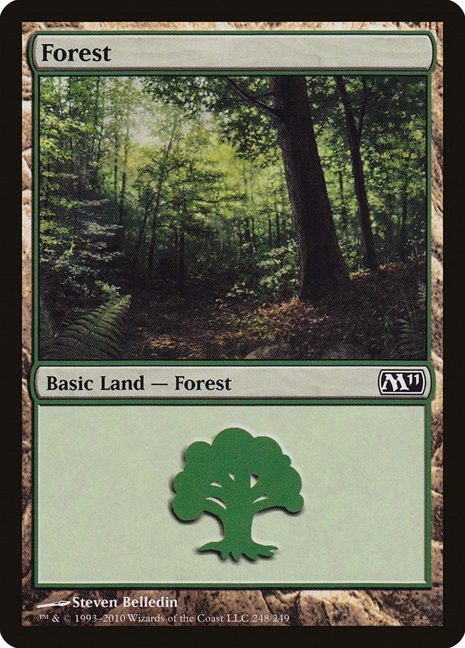 Forest (248) (248) (Magic 2011 (M11))