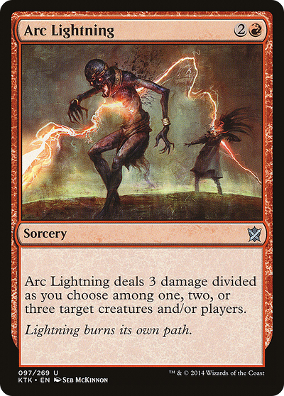 Arc Lightning (97) (Khans of Tarkir)
