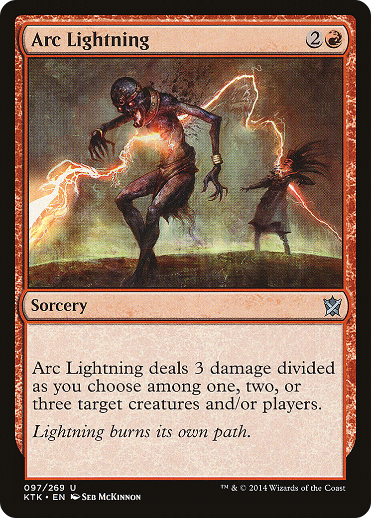 Arc Lightning (97) (Khans of Tarkir)