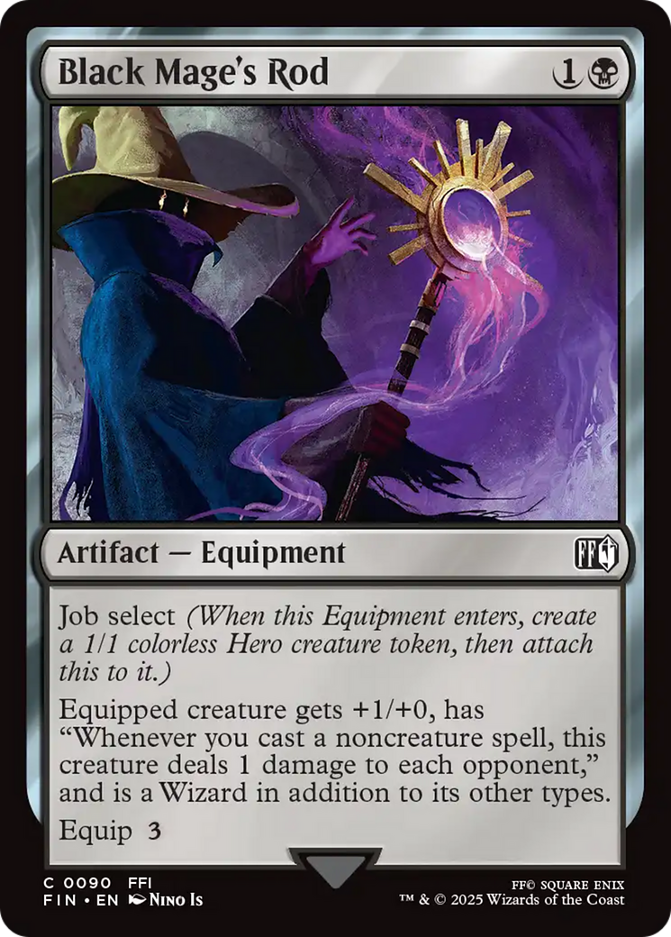 Black Mage's Rod (90) (FINAL FANTASY)