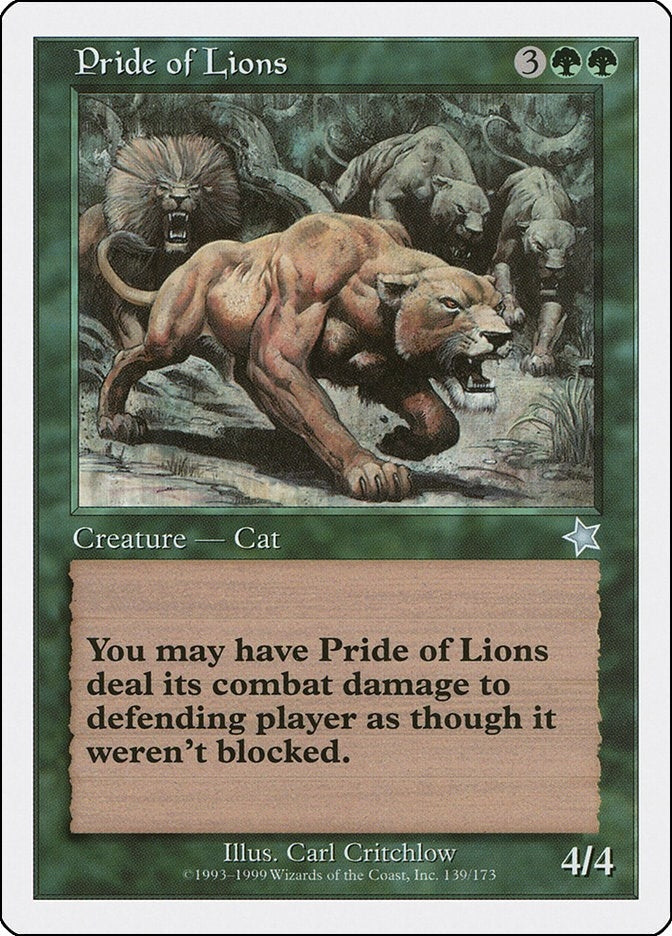 Pride of Lions (139) (Starter 1999)