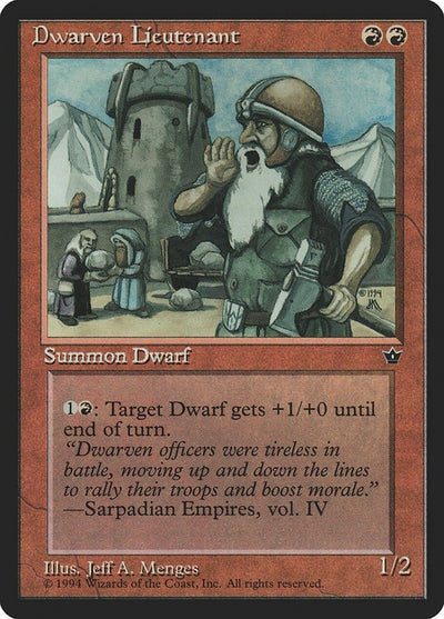 Dwarven Lieutenant (Fallen Empires)