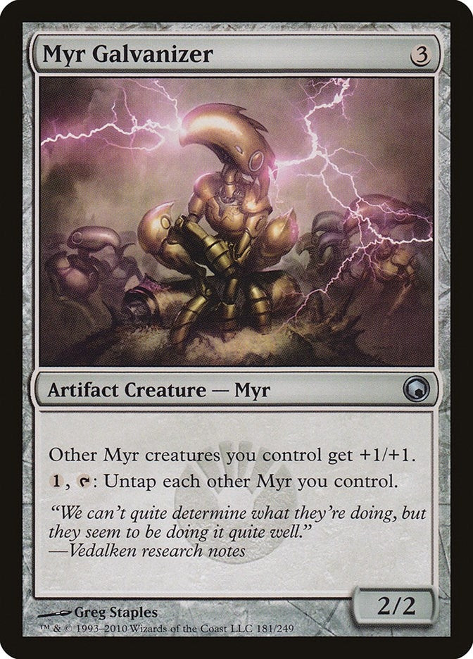 Myr Galvanizer (181) (Scars of Mirrodin)