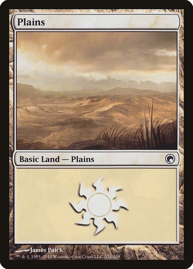 Plains (232) (232) (Scars of Mirrodin)