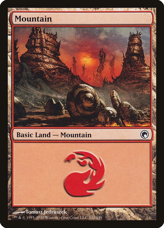 Mountain (242) (242) (Scars of Mirrodin)