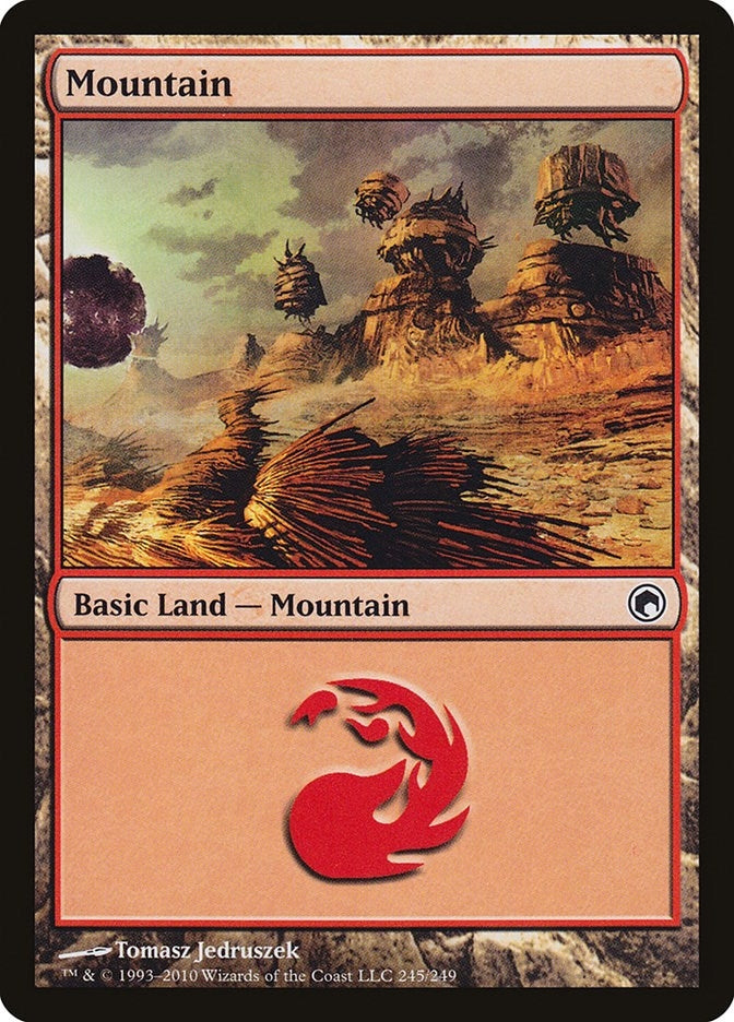 Mountain (245) (245) (Scars of Mirrodin)