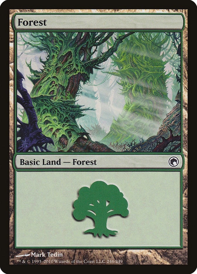 Forest (246) (246) (Scars of Mirrodin)