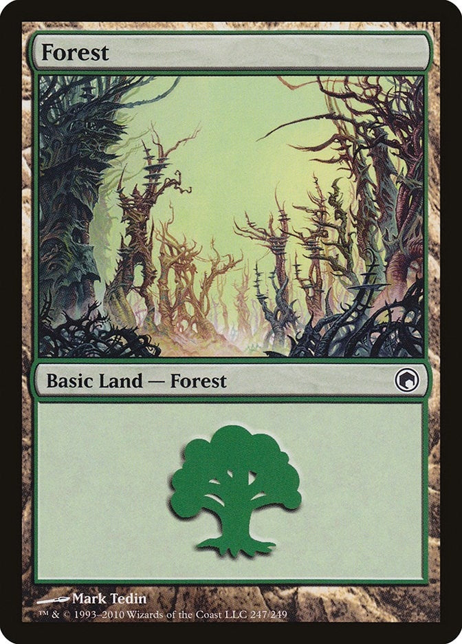 Forest (247) (247) (Scars of Mirrodin)