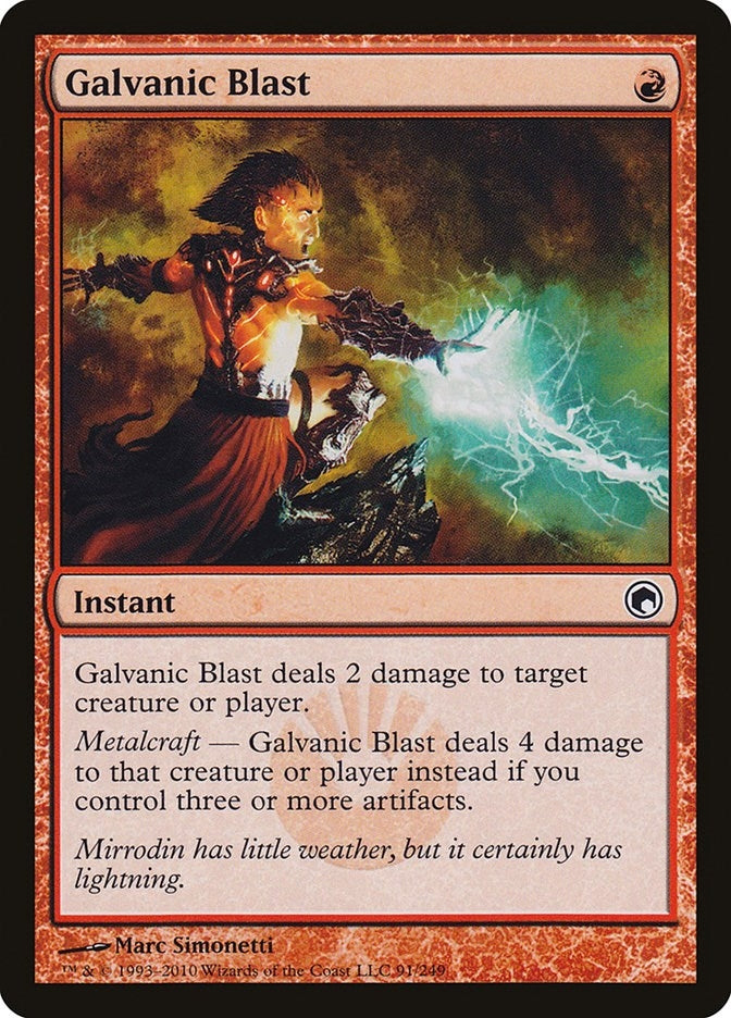 Galvanic Blast (91) (Scars of Mirrodin)