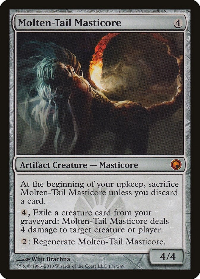 Molten-Tail Masticore (177) (Scars of Mirrodin)