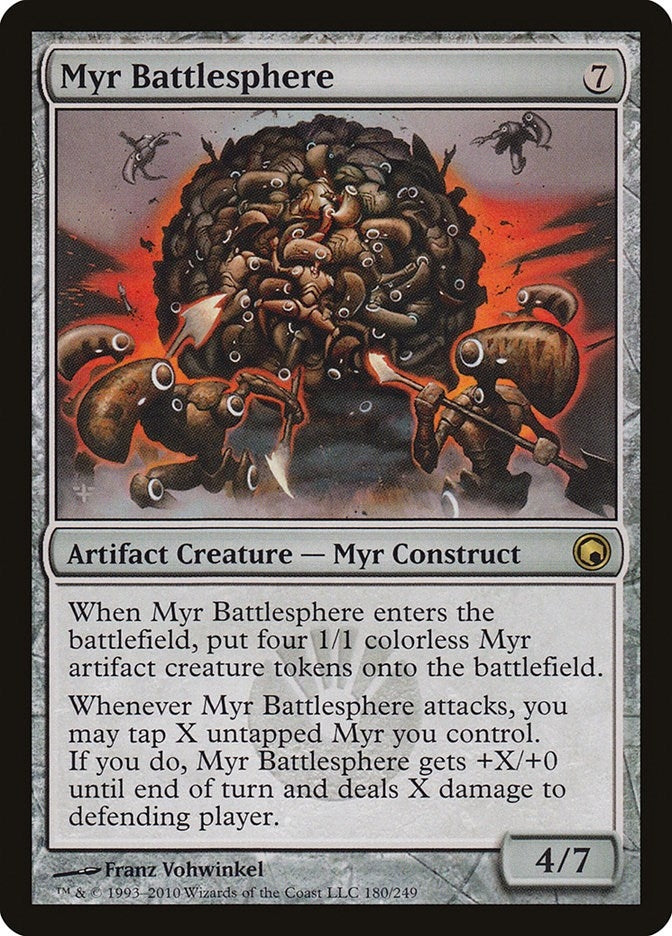 Myr Battlesphere (180) (Scars of Mirrodin)