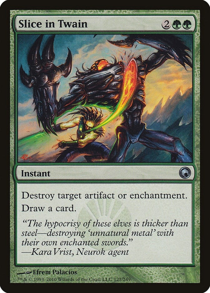 Slice in Twain (127) (Scars of Mirrodin)
