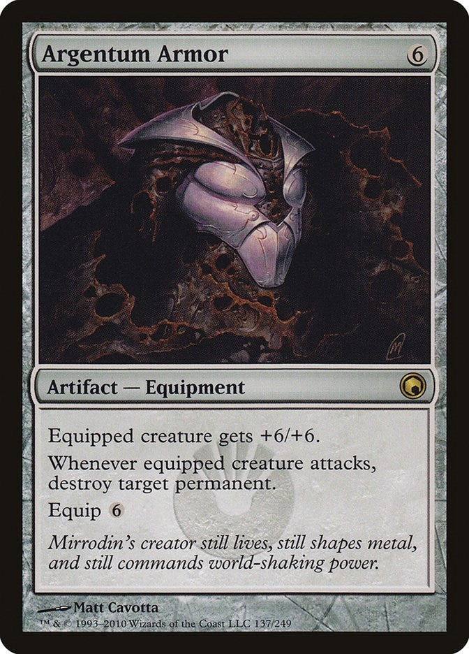 Argentum Armor (137) (Scars of Mirrodin)
