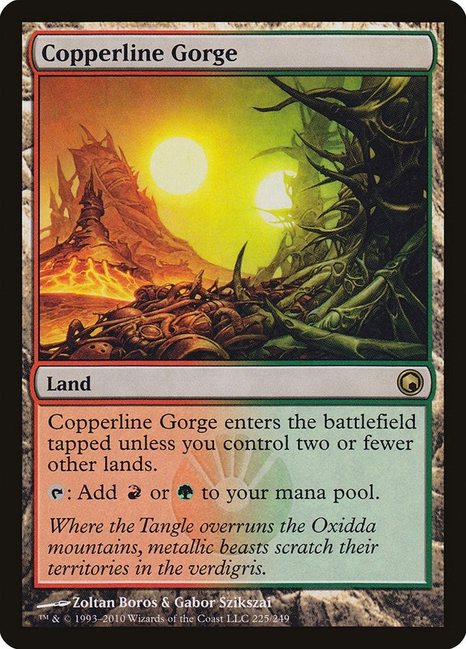Copperline Gorge (225) (Scars of Mirrodin)